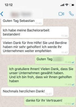 Ghostwriting Bachelorarbeit